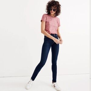 Madewell 9” Mid-Rise Skinny Jeans in Larkspur Wash: TENCEL™ Denim Edition